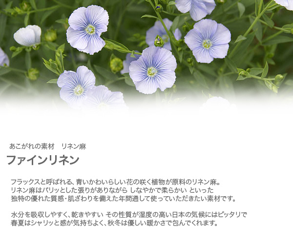 あこがれのリネン麻