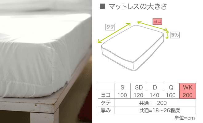 ベッドシーツ　ワイドキング